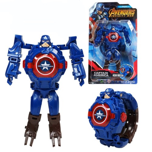 Zegarek dla dzieci Avengers 2w1 Capitan Ameryka .jpg