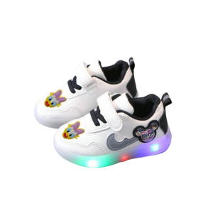 Buty niskie sportowe Baby na lato LED Disney myszka Mini