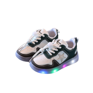 Sneakersy dziecięce star modne wygodne elastyczne zielone 