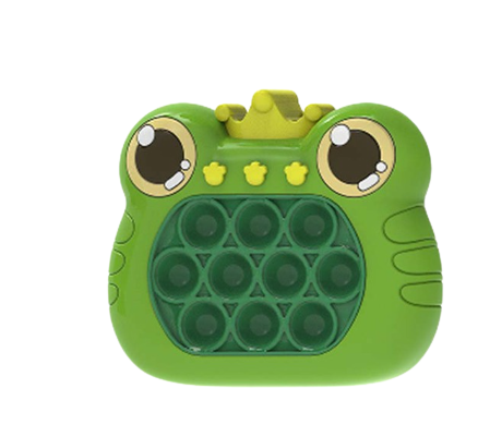 Konsola push bubble sensoryczna elektroniczna dla dzieci żaba zielona.png