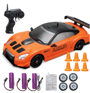 Samochód RC do driftu skala 1:24 zdalnie sterowany do 30 km/h 2.4G