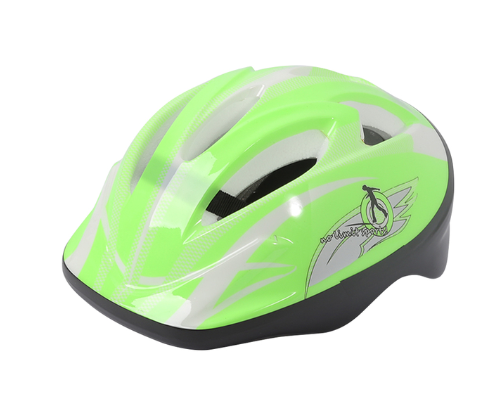 Kask rowerowy dziecięcy neonowy.png