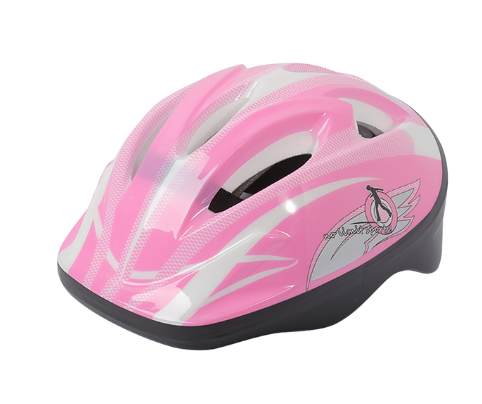 Kask rowerowy dziecięcy jasny róż.png