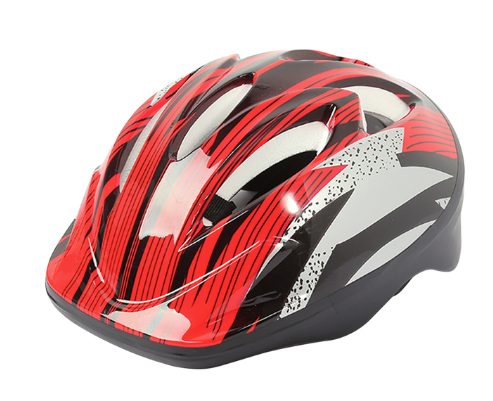 Kask rowerowy dziecięcy czerwony.png