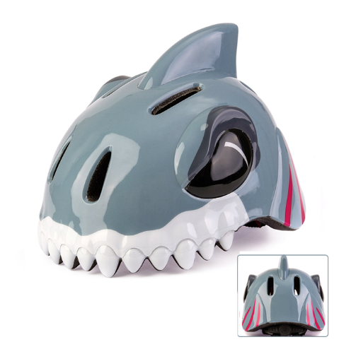 Kask na rower rolki deskę 3D rekin.png