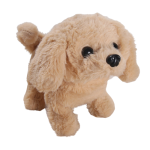 Pies zabawka Labrador macha ogonkiem chodzi daje głos maskotka