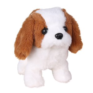 Pies zabawka Cociel Spaniel macha ogonkiem chodzi daje głos maskotka