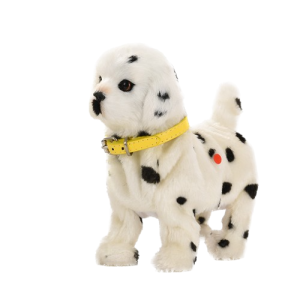 Pluszowy piesek interaktywny maskotka chodzi szczeka macha ogonkiem 