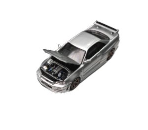 Nissan GTR R34 Skyline model skala 1:64 seria Szybcy i Wściekli 