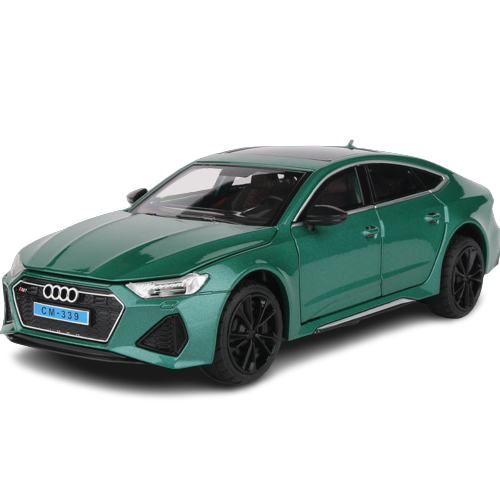 Audi RS7 model zabawka zielony.png