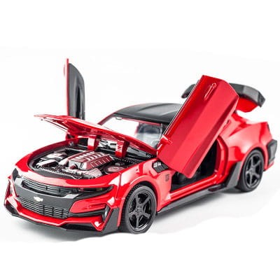 Chevrolet Camaro zl1 1le zabawka model czerwony.jpeg
