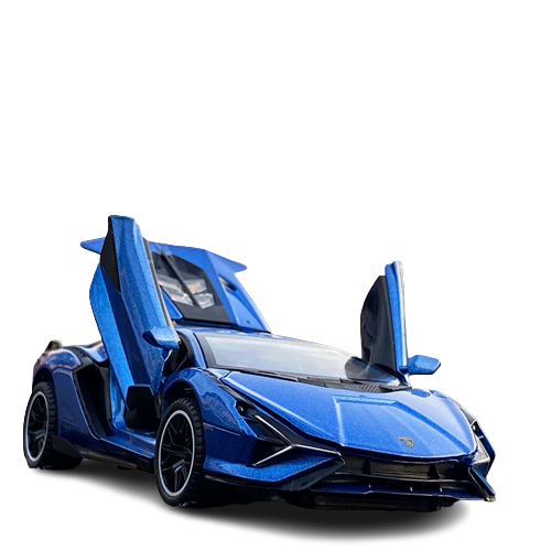 Lamborghini SIAN model zabawka odwzorowane skala niebieski.png