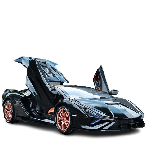 Lamborghini SIAN model zabawka odwzorowane skala czarny .png