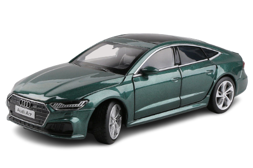 Audi a7 zabawaka model zielony .png