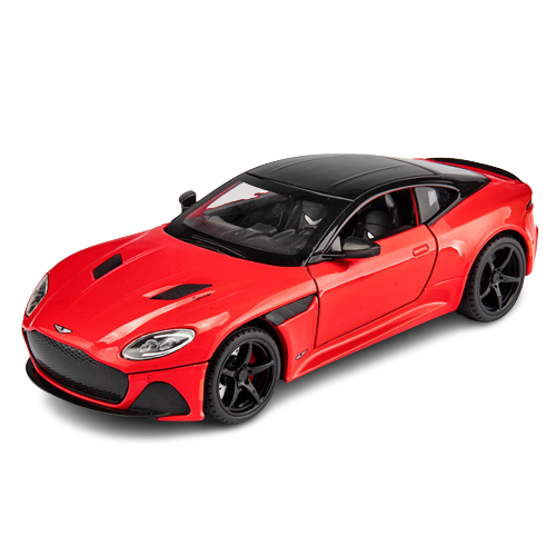 Aston Martin DBS model auta zabawka czerwony .png