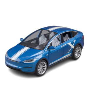 Tesla model X skala 1:24 świecące światła ruchome elementy
