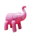 Słoń dmuchany na ogród różowy.png