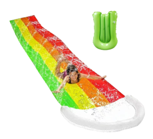 Ślizgawka wodna ogrodowa dla dzieci z jedną deską dmuchaną 