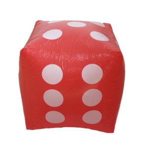 Kostka dmuchana ogrodowa duża zabawka ogrodowa wakacyjna 30 cm