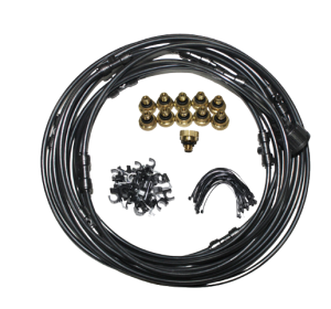 Wąż zraszający do trampoliny ogrodowy mgiełka chłodząca nawodnienie  