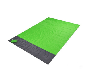 Mata plażowa wodoodporna lekka duża 200 x 210 cm oddychająca neonowa