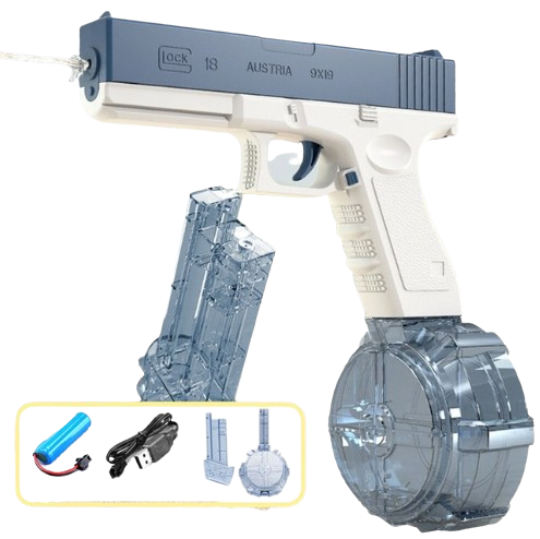 Pistolet na wodę elektroniczny zabawka dla dzieci niebieski .png