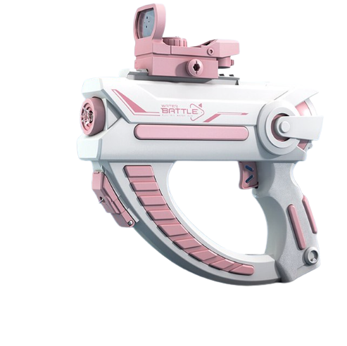 Pistolet na wodę elektroniczny zabawka dla dzieci różowy z celownikiem.png