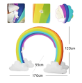 Dmuchana zabawka ogrodowa tęcza kolorowa mgiełka wodna .png