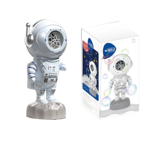 Maszynka do baniek mydlanych elektroniczna zabawka astronauta