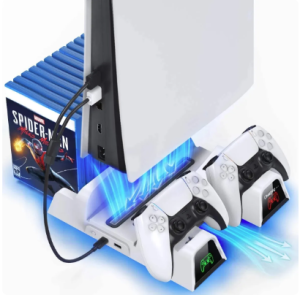 Podstawka chłodząca do konsoli PS5 Playstation 3w1 ładowarka