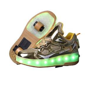Buty rolki unisex kolorowe świecące LED dla dzieci roz. 27-39