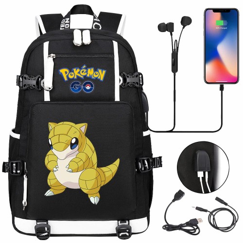 Plecak szkolny różne Pokemony modny i wygodny o dużej pojemności model 10.jpeg