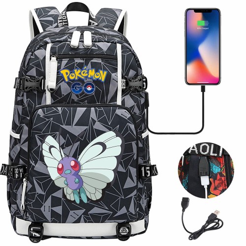Plecak szkolny różne Pokemony modny i wygodny o dużej pojemności model 5.jpeg