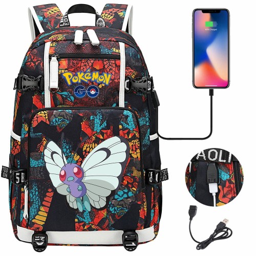 Plecak szkolny różne Pokemony modny i wygodny o dużej pojemności model 7.jpeg