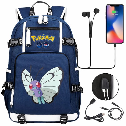 Plecak szkolny różne Pokemony modny i wygodny o dużej pojemności model 8.jpeg
