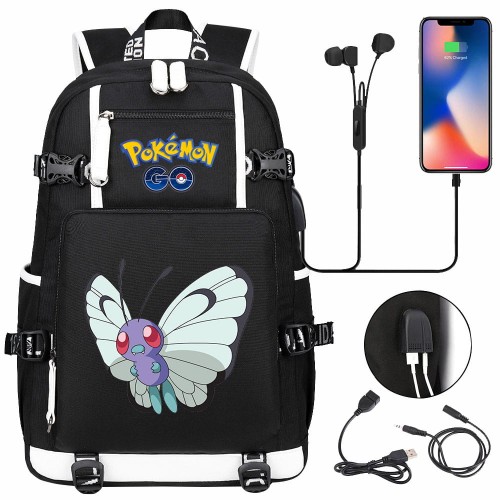Plecak szkolny różne Pokemony modny i wygodny o dużej pojemności model 9.jpeg