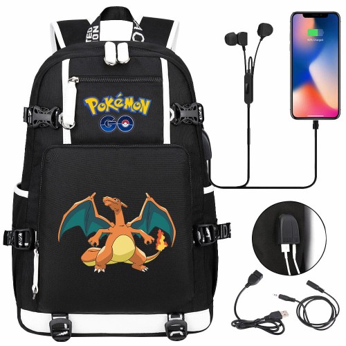 Plecak szkolny różne Pokemony modny i wygodny o dużej pojemności model 4.jpeg