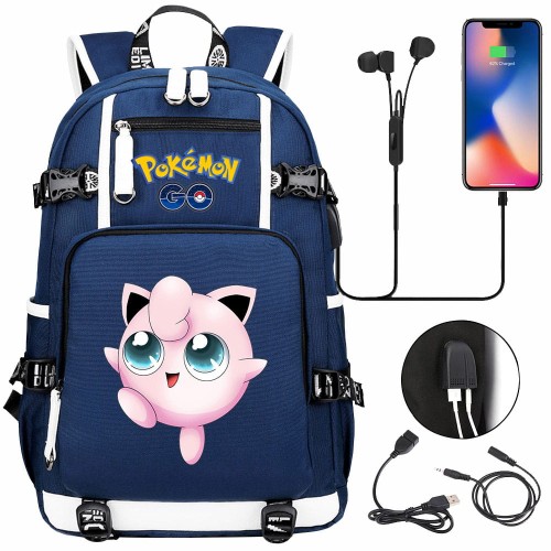 Plecak szkolny różne Pokemony modny i wygodny o dużej pojemności model 20.jpeg