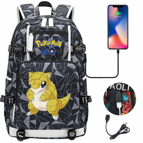Plecak szkolny różne Pokemony modny i wygodny o dużej pojemności model 22.jpeg