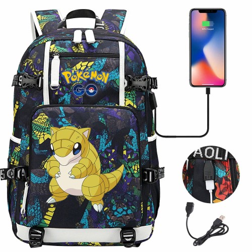 Plecak szkolny różne Pokemony modny i wygodny o dużej pojemności model 23.jpeg