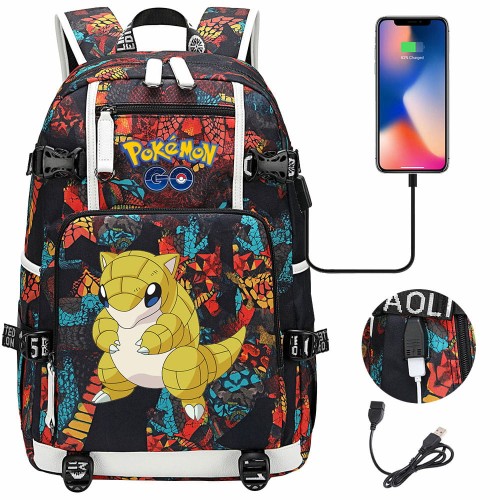 Plecak szkolny różne Pokemony modny i wygodny o dużej pojemności model 24.jpeg