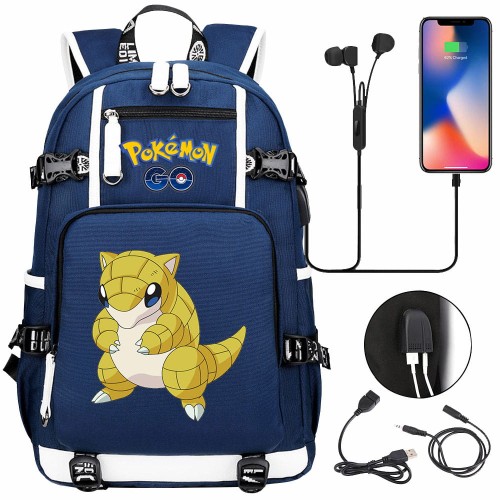 Plecak szkolny różne Pokemony modny i wygodny o dużej pojemności model 25.jpeg