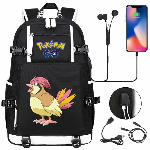 Plecak szkolny różne Pokemony modny i wygodny o dużej pojemności model 27.jpeg