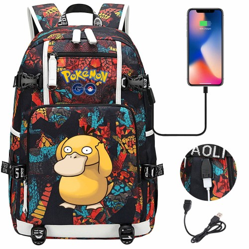 Plecak szkolny różne Pokemony modny i wygodny o dużej pojemności model 30.jpeg