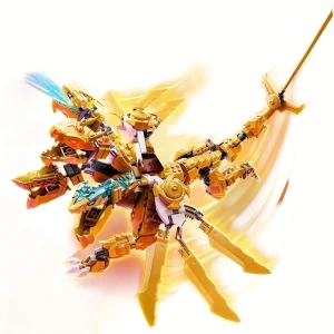 Zestaw Klocki Figurki Ninjago ZŁOTY SMOK 1061 szt