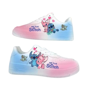 Buty dziecięce Disney Lilo i Stich nadruk 3D dwukolorowe