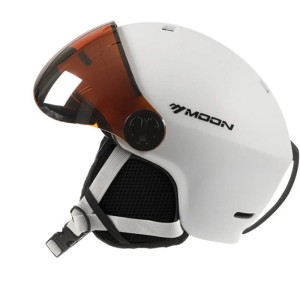 Profesjonalny kask narciarski unisex rozmiar S M L XL biały