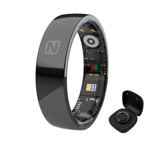 Smart pierścień NFC Inteligenty unisex All Black.jpeg
