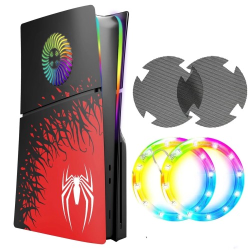 Wymienna obudowa do konsoli Sony PS5 RGB Spiderman .jpeg
