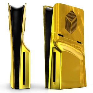 Obudowa konsoli PS5 Sony wymienna Hexo Gold Glossy